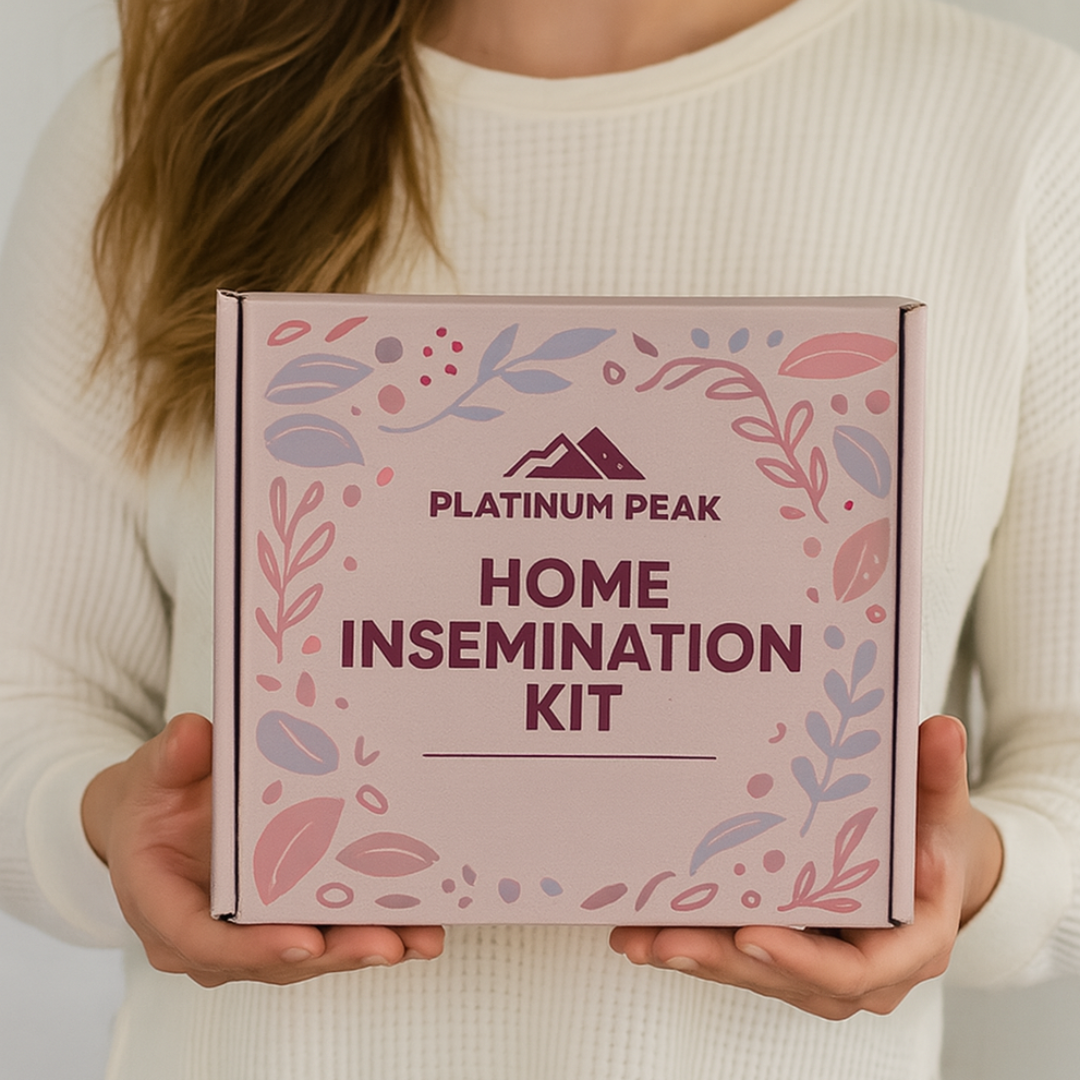 Home Insemination Kit | Self Insemination | Conception Support | 6 Syringes, 6 Collection Cups, 2 Ovulation Tests, 2 Pregnancy Tests